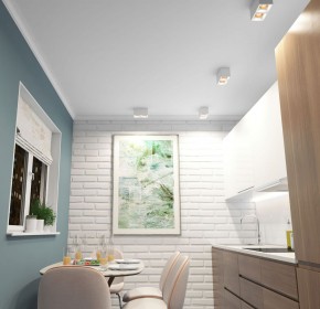 DK3085-WH+BR Светильник накладной IP 20, 10 Вт, GU5.3, LED, белый/бронзовый, пластик в Муравленко - muravlenko.ok-mebel.com | фото 2