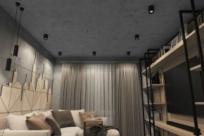 DK3090-BK+CH Светильник накладной IP 20, 10 Вт, GU5.3, LED, черный/хром, пластик в Муравленко - muravlenko.ok-mebel.com | фото 2