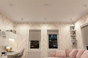 DK3090-WH+CH Светильник накладной IP 20, 10 Вт, GU5.3, LED, белый/хром, пластик в Муравленко - muravlenko.ok-mebel.com | фото 2