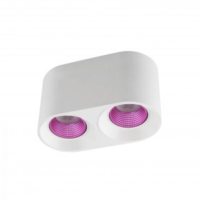 DK3096-WH+PI Светильник накладной IP 20, 10 Вт, GU5.3, LED, белый/розовый, пластик в Муравленко - muravlenko.ok-mebel.com | фото