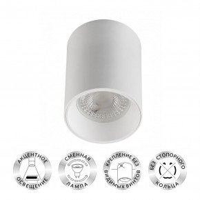 DK3110-WH Светильник накладной IP 20, 10 Вт, GU5.3, LED, белый, пластик в Муравленко - muravlenko.ok-mebel.com | фото