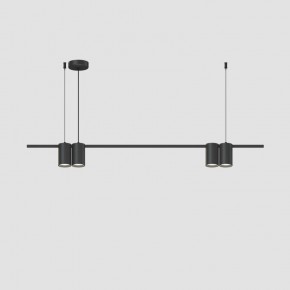 DK4061-BK Подвесной светильник ORBIT, IP20, 4xGU10 LED до 15 Вт, черный матовый, алюминий в Муравленко - muravlenko.ok-mebel.com | фото
