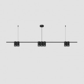 DK4063-BK Подвесной светильник ORBIT, IP20, 7xGU10 LED до 15 Вт, черный матовый, алюминий в Муравленко - muravlenko.ok-mebel.com | фото 2