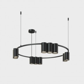 DK4065-BK Подвесной светильник ORBIT, IP20, 10xGU10 LED до 15 Вт, черный матовый, алюминий в Муравленко - muravlenko.ok-mebel.com | фото