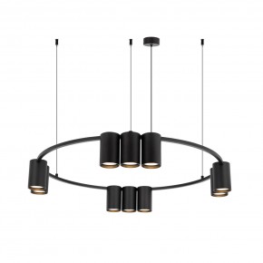 DK4065-BK Подвесной светильник ORBIT, IP20, 10xGU10 LED до 15 Вт, черный матовый, алюминий в Муравленко - muravlenko.ok-mebel.com | фото 3