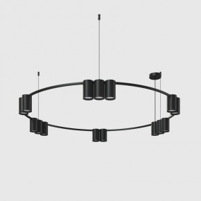 DK4067-BK Подвесной светильник ORBIT, IP20, 15xGU10 LED до 15 Вт, черный матовый, алюминий в Муравленко - muravlenko.ok-mebel.com | фото 2
