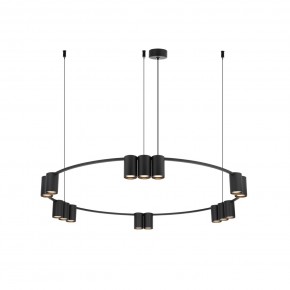 DK4067-BK Подвесной светильник ORBIT, IP20, 15xGU10 LED до 15 Вт, черный матовый, алюминий в Муравленко - muravlenko.ok-mebel.com | фото 3