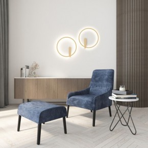DK5035-SG Бра ROUND со светодиодом, IP20, 24W, 3000/4000/6500K, матовое золото, алюминий в Муравленко - muravlenko.ok-mebel.com | фото 7