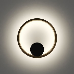 DK5060-BK+SG Бра ORBIT, IP20, 3000К, LED, 10 Вт, черный + сатинированное золото, алюминий в Муравленко - muravlenko.ok-mebel.com | фото 4