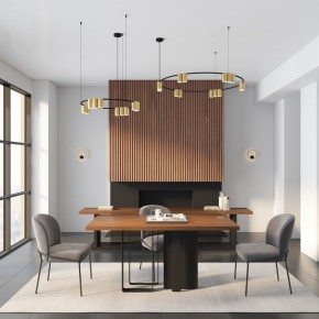 DK5060-BK+SG Бра ORBIT, IP20, 3000К, LED, 10 Вт, черный + сатинированное золото, алюминий в Муравленко - muravlenko.ok-mebel.com | фото 6