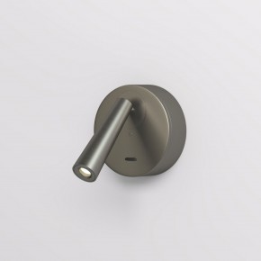 DK5072-DN Бра SHINE WALL со светодиодом, D104*H68, IP20, 3000К, 3W, RA?90, темный никель, алюминий в Муравленко - muravlenko.ok-mebel.com | фото