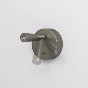 DK5072-DN Бра SHINE WALL со светодиодом, D104*H68, IP20, 3000К, 3W, RA?90, темный никель, алюминий в Муравленко - muravlenko.ok-mebel.com | фото 3