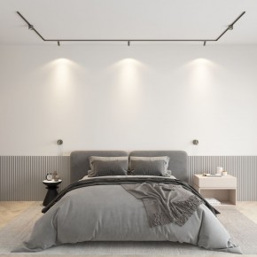 DK5072-DN Бра SHINE WALL со светодиодом, D104*H68, IP20, 3000К, 3W, RA?90, темный никель, алюминий в Муравленко - muravlenko.ok-mebel.com | фото 4