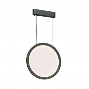DK6604-BK Подвесной вертикальный светильник Veil со светодиодом H1500 d450 220V 36W 3000-6000K IP20 черный алюминий в Муравленко - muravlenko.ok-mebel.com | фото 3