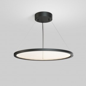 DK6616-BK Подвесной горизонтальный светильник Veil со светодиодом H900 d600 220V 48W 3000-6000K IP20 черный алюминий в Муравленко - muravlenko.ok-mebel.com | фото