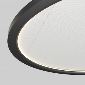 DK6616-BK Подвесной горизонтальный светильник Veil со светодиодом H900 d600 220V 48W 3000-6000K IP20 черный алюминий в Муравленко - muravlenko.ok-mebel.com | фото 3
