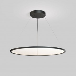 DK6620-BK Подвесной горизонтальный светильник Veil со светодиодом H900 d1000 220V 82W 3000-6000K IP20 черный алюминий в Муравленко - muravlenko.ok-mebel.com | фото