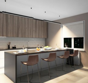 DK9124-BK Линейный светильник 30W 1250mm 4000K, черный в Муравленко - muravlenko.ok-mebel.com | фото 4