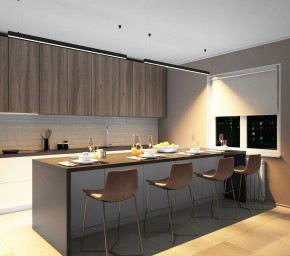 DK9153-BK Линейный светильник 42W 1500mm 3000K, черный в Муравленко - muravlenko.ok-mebel.com | фото 7