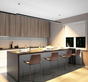 DK9253-BK Линейный светильник 62W 2500mm 3000K, черный в Муравленко - muravlenko.ok-mebel.com | фото 5