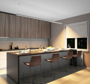 DK9253-WH Линейный светильник 62W 2500mm 3000K, белый в Муравленко - muravlenko.ok-mebel.com | фото 4