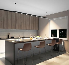 DK9254-BK Линейный светильник 62W 2500mm 4000K, черный в Муравленко - muravlenko.ok-mebel.com | фото 5
