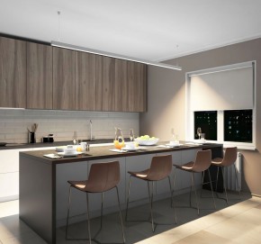 DK9254-WH Линейный светильник 62W 2500mm 4000K, белый в Муравленко - muravlenko.ok-mebel.com | фото 4