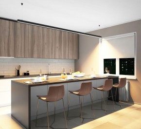 DK9303-BK Линейный светильник 72W 3000mm 3000K, черный в Муравленко - muravlenko.ok-mebel.com | фото 5