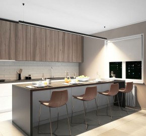 DK9304-BK Линейный светильник 72W 3000mm 4000K, черный в Муравленко - muravlenko.ok-mebel.com | фото 5