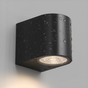 DK9790-BK Настенный уличный светильник NARVIK, IP44, GU10 LED, до 15 Вт, черный, алюминий в Муравленко - muravlenko.ok-mebel.com | фото 3