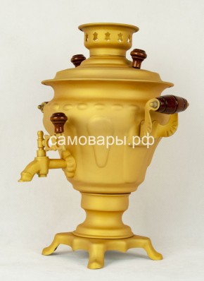 Электрический самовар "Русское золото" матовая груша на 2 литра (Ограниченная серия) в Муравленко - muravlenko.ok-mebel.com | фото 1