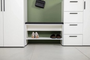 ЭЙР прихожая (модульная) Белый Шагрень в Муравленко - muravlenko.ok-mebel.com | фото 23