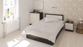 Фиеста Кровать 1200, цвет венге/дуб лоредо, ШхГхВ 123,5х203,5х80 см., сп.м. 1200х2000 мм., без матраса, основание есть в Муравленко - muravlenko.ok-mebel.com | фото 5