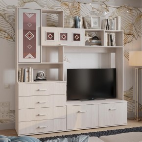 Гостиная Белла (модульная) ясень белый в Муравленко - muravlenko.ok-mebel.com | фото 15