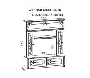 Гостиная Джулия 3.4 (Итальянский орех/Груша с платиной черной) в Муравленко - muravlenko.ok-mebel.com | фото 3