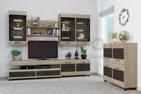 Гостиная Камелия Композиция 8 (Гикори Джексон светлый комбинированный) в Муравленко - muravlenko.ok-mebel.com | фото