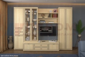 Гостиная Карина Композиция 14 (Ясень Асахи) в Муравленко - muravlenko.ok-mebel.com | фото