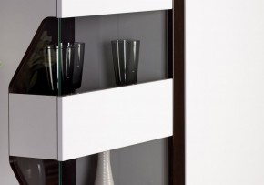 Гостиная Ронда 3 Белый глянец/венге в Муравленко - muravlenko.ok-mebel.com | фото 3