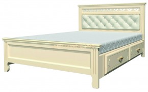 ГРАЦИЯ Кровать из массива 1600 с 2-мя ящиками  в Муравленко - muravlenko.ok-mebel.com | фото 3