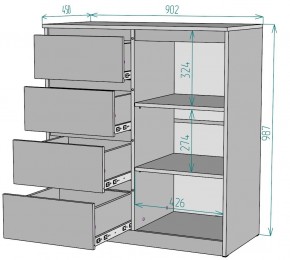 Комод Мальта K114 в Муравленко - muravlenko.ok-mebel.com | фото 2