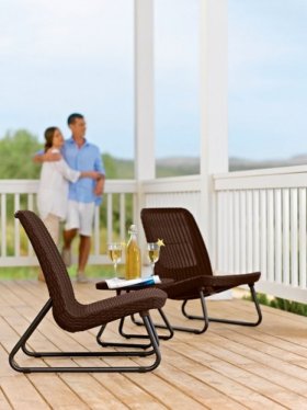 Комплект мебель Рио Патио (Rio Patio set) виски-коричневый в Муравленко - muravlenko.ok-mebel.com | фото 3