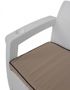 Комплект уличной мебели Yalta Premium Terrace Set (Ялта) белый (+подушки под спину) в Муравленко - muravlenko.ok-mebel.com | фото 5