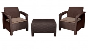 Комплект уличной мебели Yalta Premium Terrace Set (Ялта) шоколадый (+подушки под спину) в Муравленко - muravlenko.ok-mebel.com | фото 8