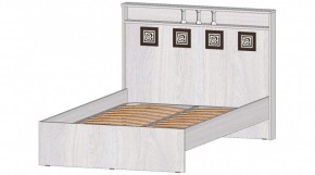 КОСТА-РИКА Кровать 1200 с основанием (анкор светлый) в Муравленко - muravlenko.ok-mebel.com | фото