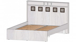 КОСТА-РИКА Кровать 1400 с основанием (анкор светлый) в Муравленко - muravlenko.ok-mebel.com | фото