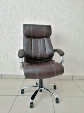 Кресло Barneo K-303 для руководителя (коричневая экокожа) в Муравленко - muravlenko.ok-mebel.com | фото 1