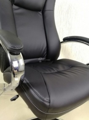 Кресло Barneo K-45 для руководителя (черная экокожа) в Муравленко - muravlenko.ok-mebel.com | фото 2