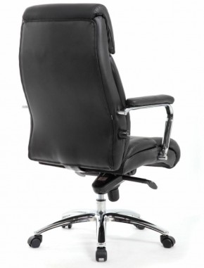 Кресло BRABIX PREMIUM "Phaeton EX-502" (кожа с компаньоном, хром, черное) 530882 в Муравленко - muravlenko.ok-mebel.com | фото 4