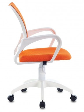 Кресло BRABIX "Fly MG-396W", пластик белый, сетка, оранжевое, 532401, MG-396W_532401 в Муравленко - muravlenko.ok-mebel.com | фото 3