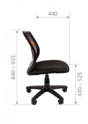 Кресло для оператора CHAIRMAN 699 Б/Л (ткань стандарт/сетка TW-01) в Муравленко - muravlenko.ok-mebel.com | фото 7